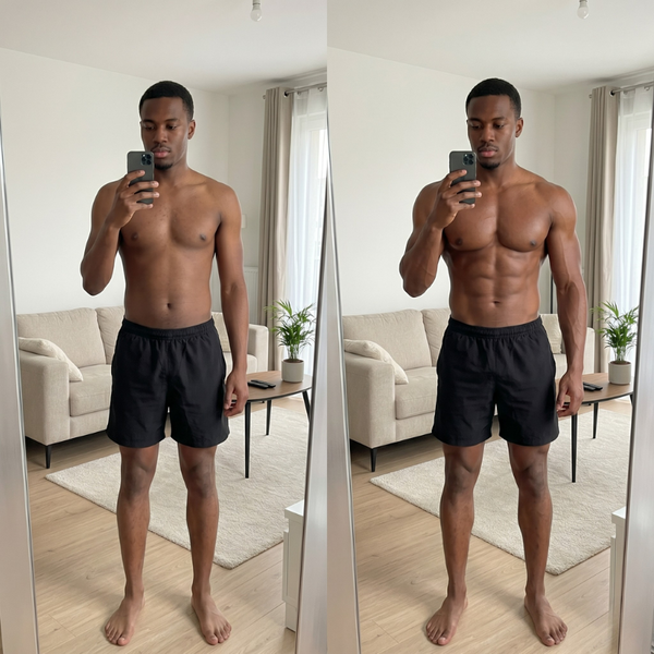 Avant / Après de Mehdi, 28 ans